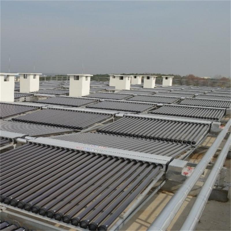 安定学校3000管工程管、真空管太阳能集热系统